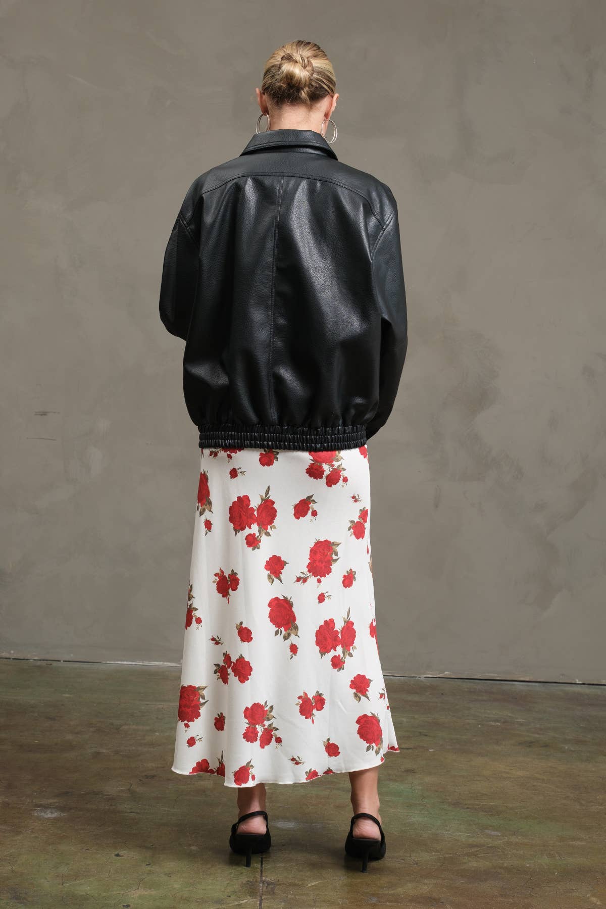 The Romantic Rose Midi Skirt