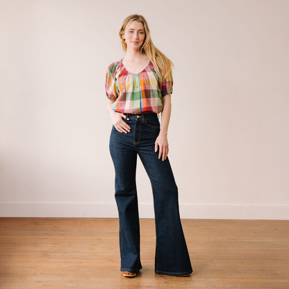 Tops /  Harbor Plaid Frances