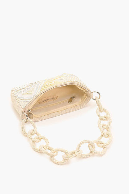 Handbag /  Shimmering Sands Embellished Shoulder Bag