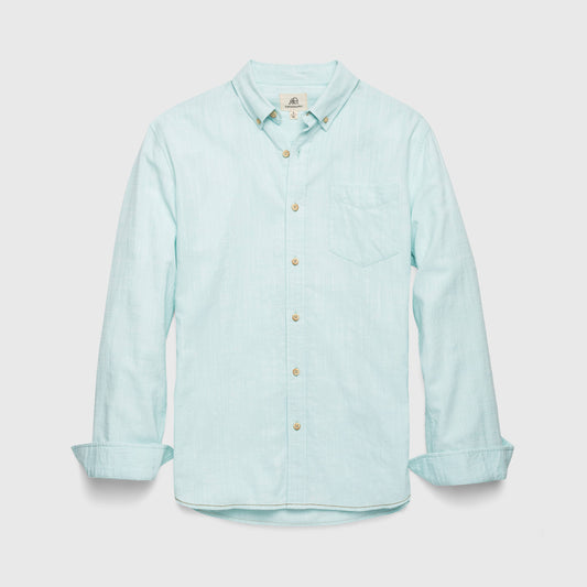 The Brian Slub Solid - Aqua Green