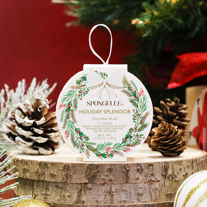 Spongellé Holiday Splendor / Golden Pear  