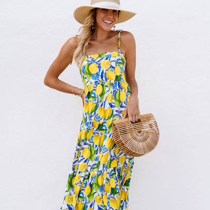 The Positano  Resort Dress - Yellow