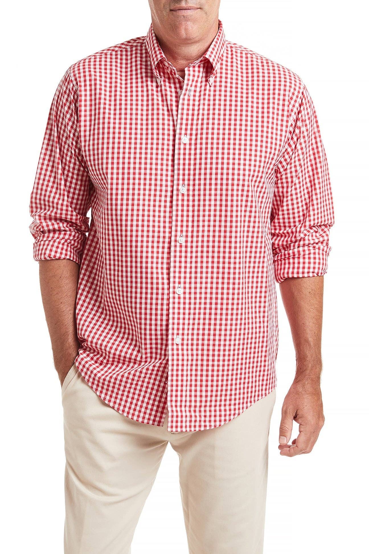 The Chase Shirt Wide Gingham / Red
