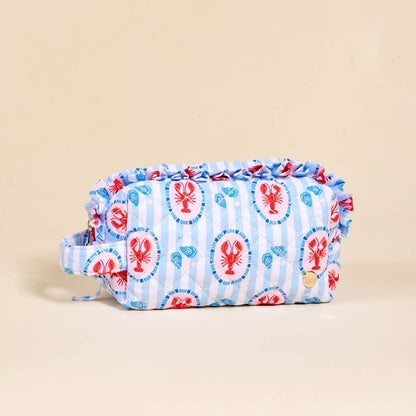 Cosmetic Bag / Essentials Quilted Pouch / Harbor House