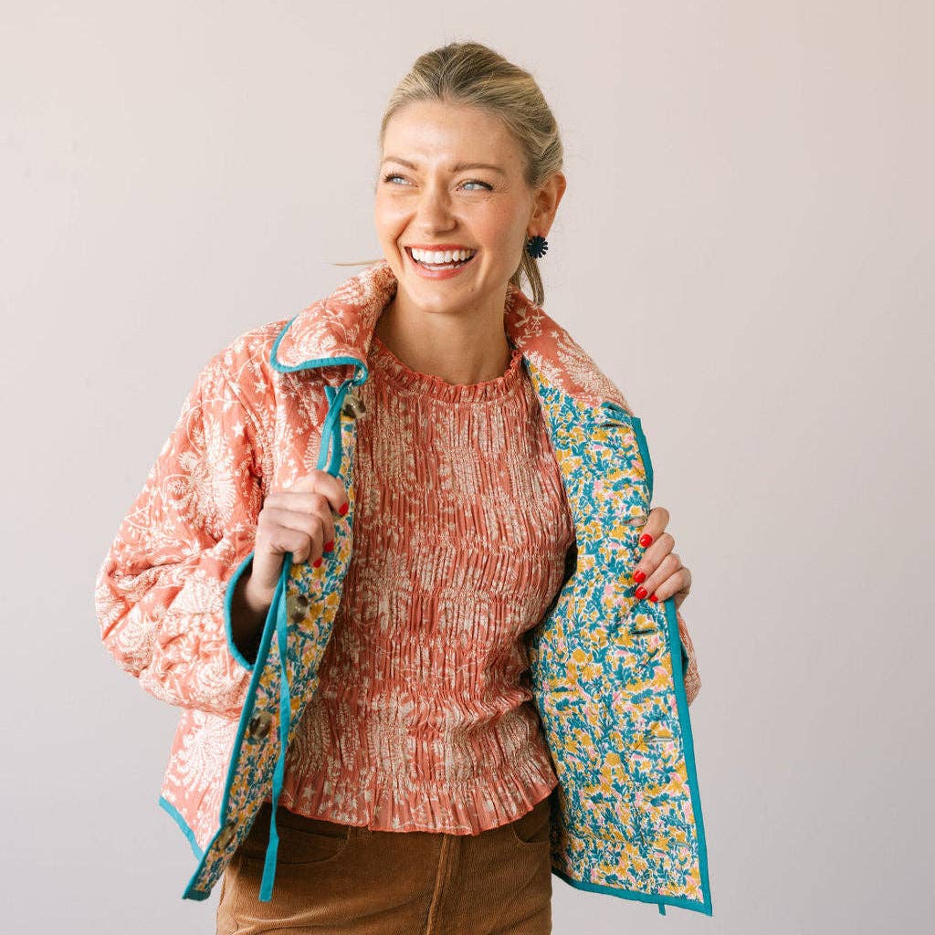 Jackets / Quilted Reversible Floral Stevie