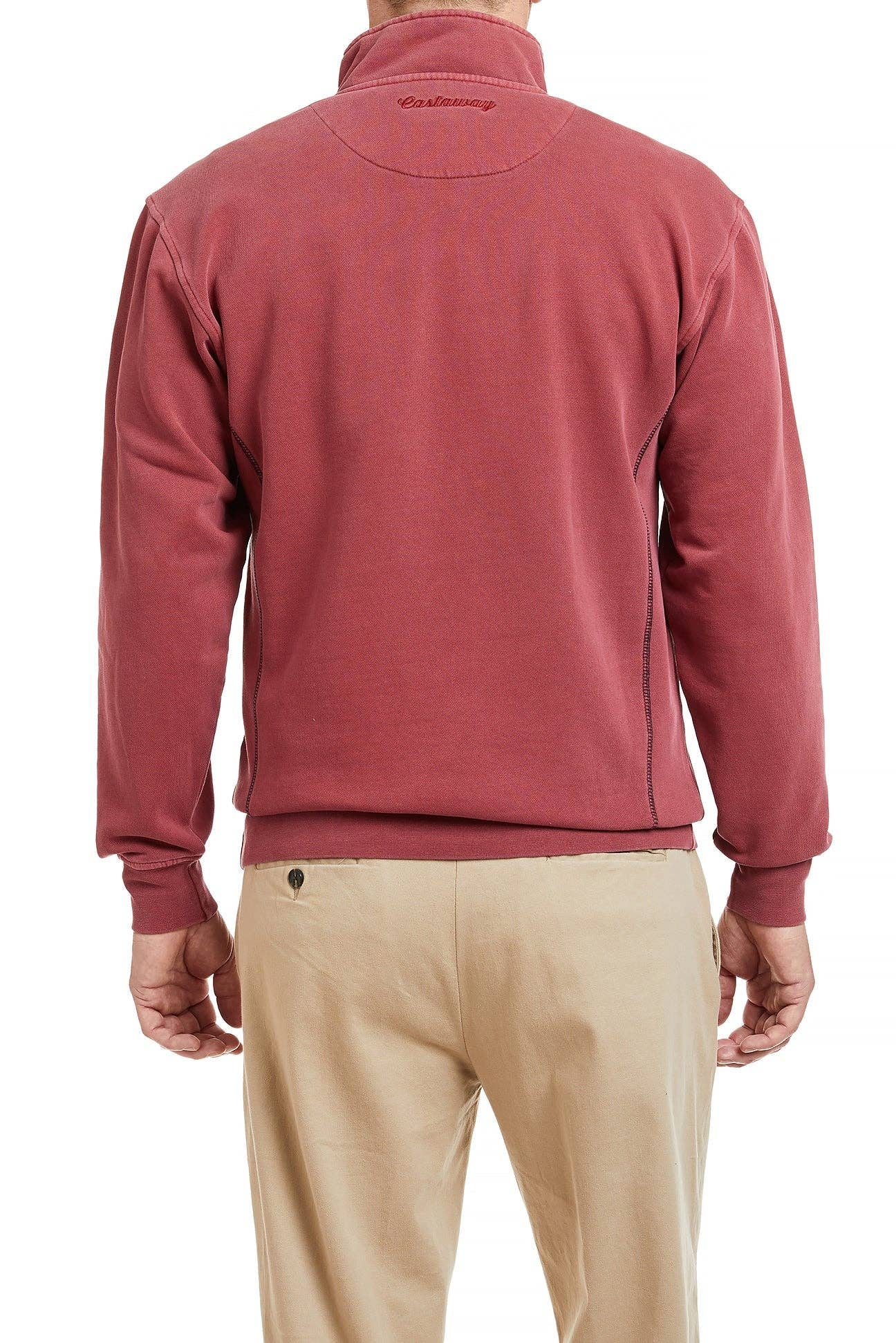 The Breakwater Quarter Zip /  Weathered Red