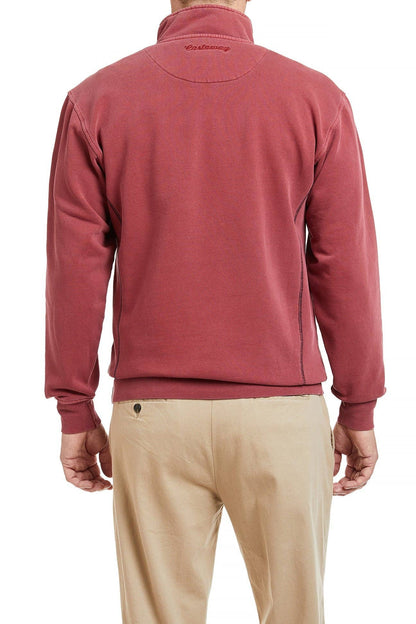 The Breakwater Quarter Zip /  Weathered Red