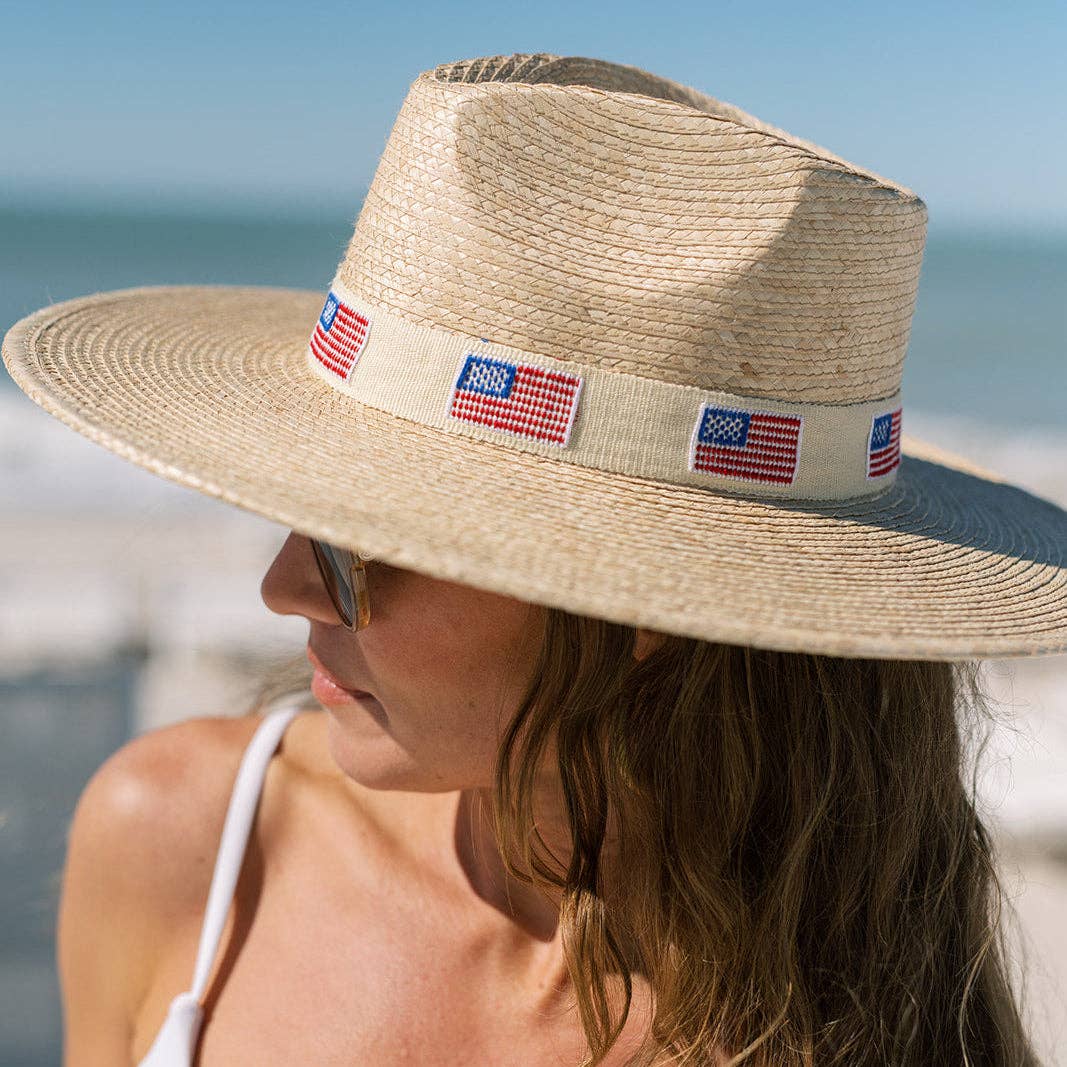 Sun Hat/ America Palm Ivory