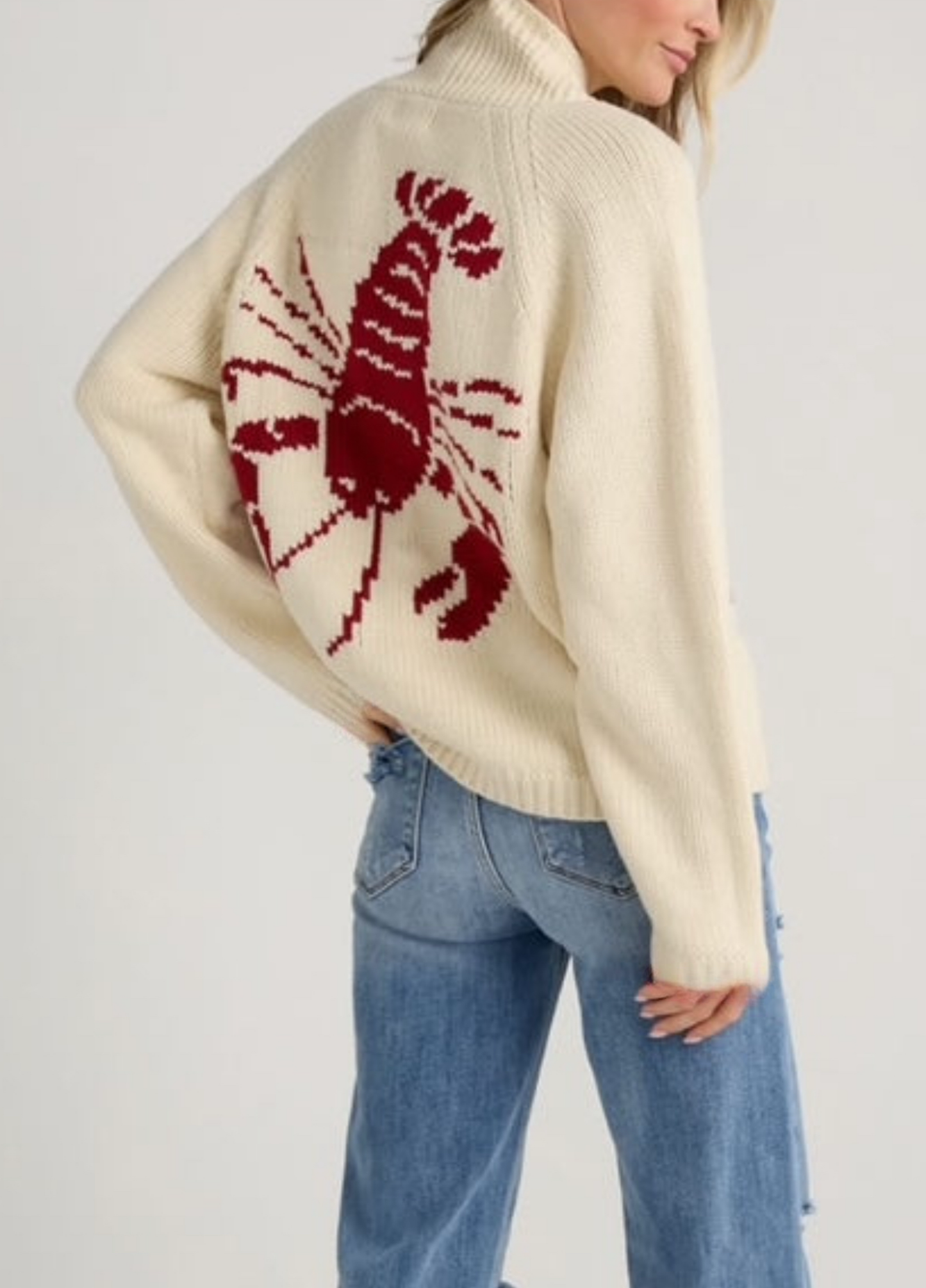 Sweaters / Varsity Red Lobster Cardigan