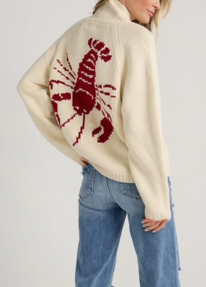 Sweaters / Varsity Red Lobster Cardigan