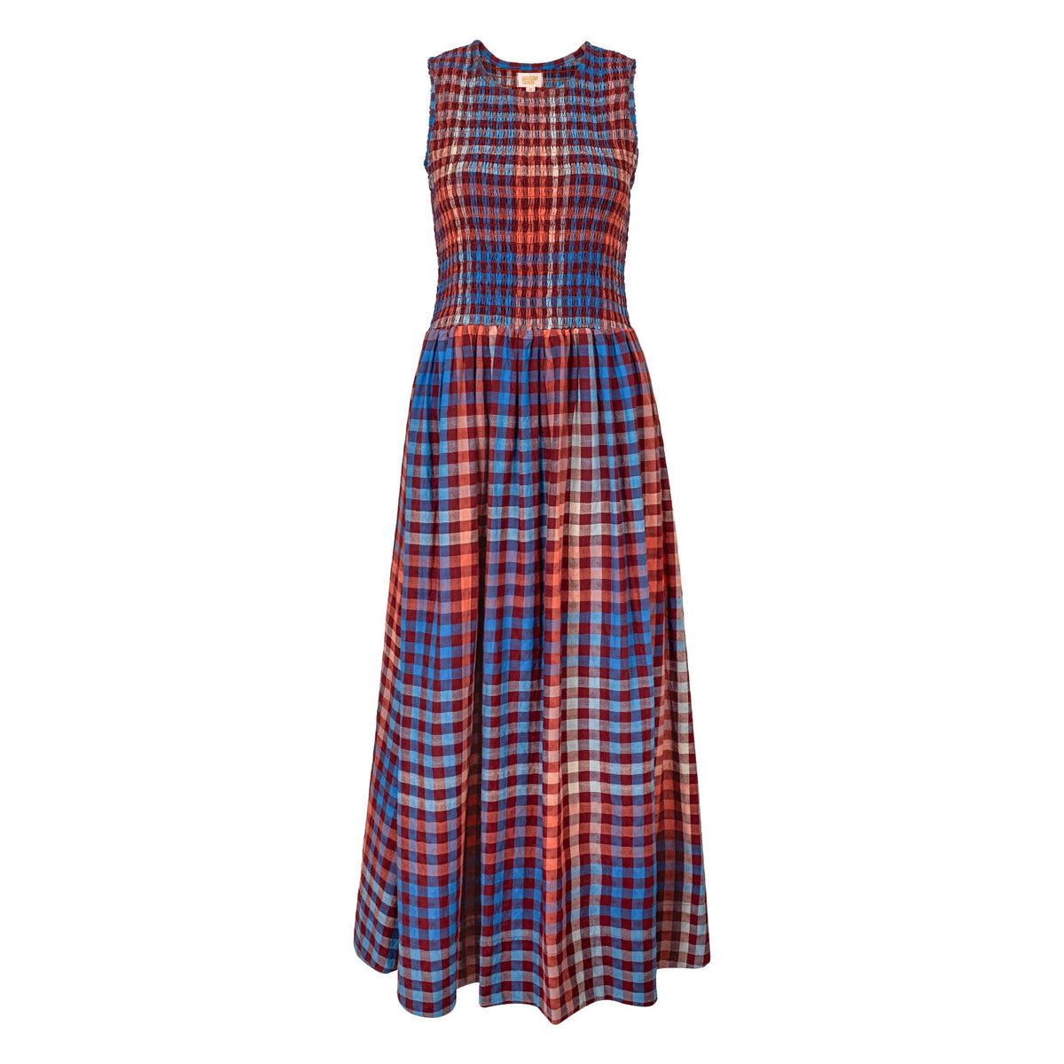Cabernet Gingham Jane Dress