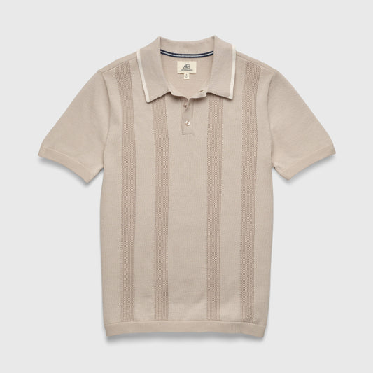 Nate Sweater Polo / Silver Gray