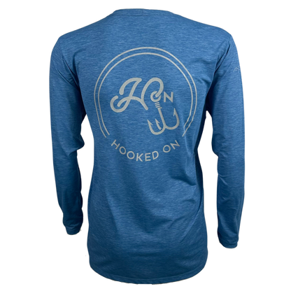 Hooked On x Anetik Tech Shirt Light Blue