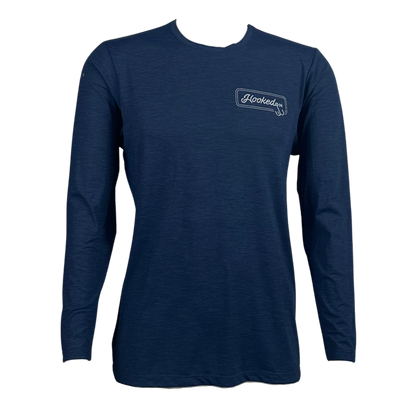 Hooked On x Anetik Tech Shirt Navy