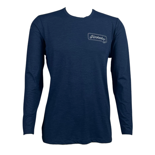 Hooked On x Anetik Tech Shirt Navy