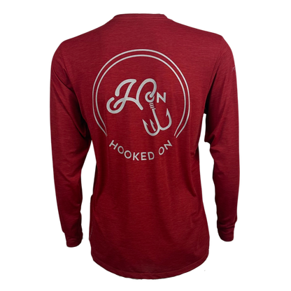 Hooked On x Anetik Tech Shirt Red