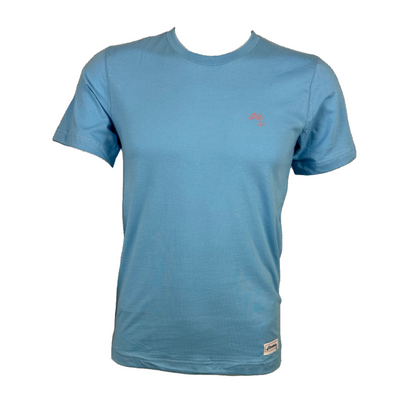 Hooked On Classic Tee Hem Tag Sky Blue