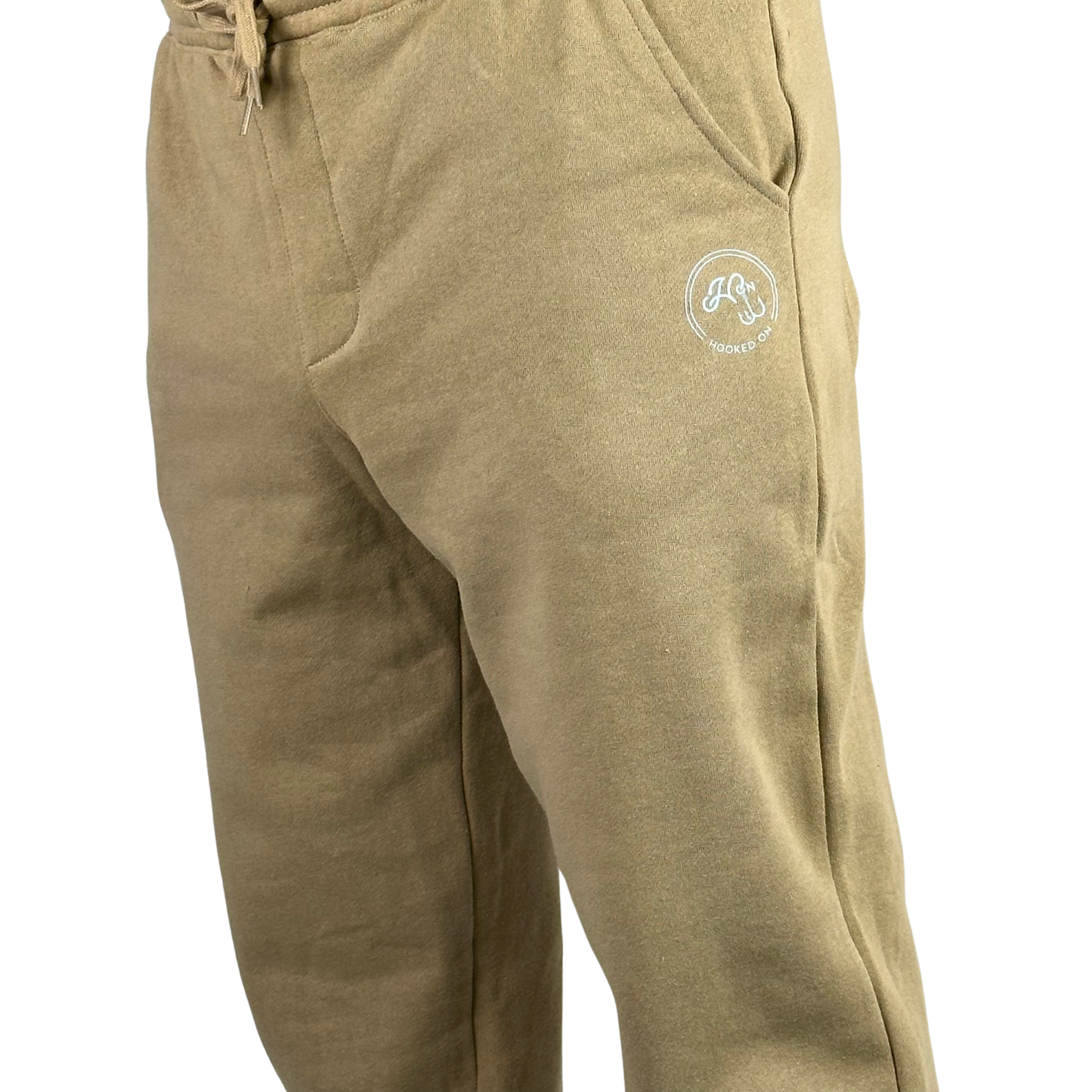 Hooked On Men's Fleece Jogger Sand