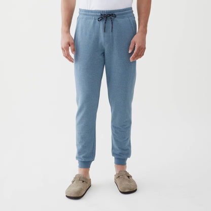 Men's Soft Fleece Jogger - Washed Blue